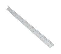 VGEBY Professional Grade Triangular Scale Ruler Durable Concave Design for Drafting Engineering Students 30cm (Silver)