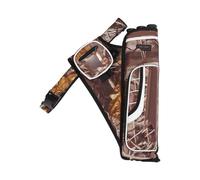 VGEBY Quiver Holder Bag for Archery, Portable Oxford Cloth Storage with Adjustable Waist Straps for Compound Recurve Bow Users Outdoor (Camouflage)