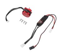 VGEBY RC Brushless Motor ESC Combo, Aluminum Alloy Construction, 2500KV High Torsion and 30A Speed Controller for 1/10 Remote Control Cars and Trucks