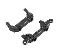 VGEBY RC Bumper Mount, Aluminum Alloy Front Rear Bumper Upgrade Parts for Axial SCX6 1/6 RC Crawler Car, with High Detail Simulation and Stable Performance (Black)
