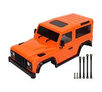VGEBY RC Car Body, Premium Hard ABS Plastic 144mm Wheelbase with Lampshade Bumper Grille for 1/16 Jimny 1/24 Axial SCX24 JLU (Orange)