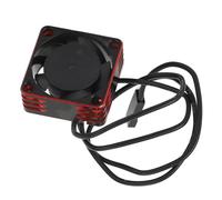 VGEBY RC Car Motor Cooling Fan, Aluminium Alloy 25x25mm Brushless ESC High Speed Heat Dissipation Fan (Red)