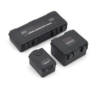 VGEBY RC Decorative Tool Box Set 3pcs for HSP Axial RC Truck | Plastic Safety Case Set, Lightweight Portable Design, Realistic Roof Rack Storage for 1/10 Scale RC Crawler