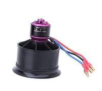 VGEBY RC Ducted Fan, D2627 4900KV 50mm 11 Blades Fan Propeller with Motor for EDF Unit RC Airplane Plane Model Accessories (KV4900 3S EDF 50 duct)