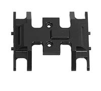 VGEBY RC Gear Box Plate, Aluminum Alloy CNC Machined High Strength Lightweight Anodized Surface for Axial SCX24 AXI90081 Remote Control Car, with Durable Corrosion Resistant Protection (black BL)