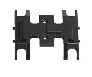 VGEBY RC Gear Box Plate, Aluminum Alloy CNC Machined High Strength Lightweight Anodized Surface for Axial SCX24 AXI90081 Remote Control Car, with Durable Corrosion Resistant Protection (black BL)