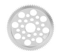 VGEBY RC Gear Motor, RC Spur Gear Professional Metal Gear Motor RC Car Accessory Fit for 1:10 S CS R31 / SCX10 RC Car(80T)