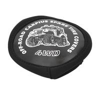 VGEBY RC Spare Tire Cover, Dustproof PU Leather 1:10 Scale Remote Control Crawler Car Spare Tire Cover RC Body Parts Dustproof Cover Mood Decoration Fit for 1/10 RC Car(B) Model Toy