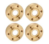 VGEBY RC Wheel Hex Hub Adapter, Brass Wheel Weights for 1.9 2.2in RC Crawler with Rustproof Widen Design for Axial 1/10 SCX10 Capra VS4-10 Gen8 (9mm)