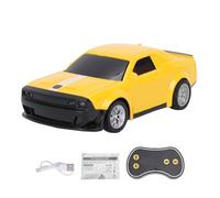 VGEBY Remote Control Car, 1/43 Scale Compact Alloy Body with Mobile APP Control for Boys Girls Racing Toy Indoor Outdoor Use (Yellow)