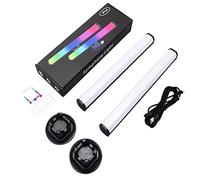 VGEBY RGB Pickup Table Light, Colorful LED Ambient Gaming Music Fill Lights for PC Room Monitor Desk Study Room, Smart BT Connected, Long-lasting Use, Dynamic Color Modes, Great for