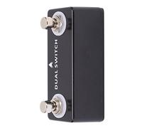 VGEBY Robust Black Metal Guitar Footswitch Pedal with Dual Footswitch Design, Compact Size and Light Weight