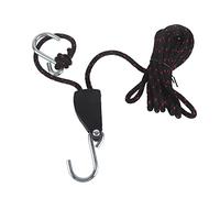 VGEBY Rope Ratchet, Multi-Purpose Strap Clip Hanger Bow Stern Tie Down with Hook for Boat Canoe Kayak Water Sports