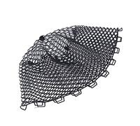 VGEBY Rubber Fishing Net, Strong Sturdy Replacement Landing Net with Collapsible Design for Freshwater Saltwater Fishing, Soft Small Mesh Depth 40cm