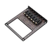 VGEBY Saddle Guitar Bridge Humbucker Pickup Slot for TL Telecaster Electric Guitars, Ideal for Guitarists, Copper-Zinc Alloy and Iron Material, Golden Kaleidoscope (black kaleidoscope)