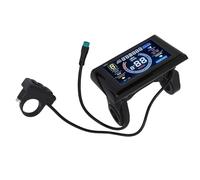 VGEBY Scooter LCD Display Meter, 22.2mm Handlebar Mount Colorful Display Control Panel for Electric Bike with 5 Waterproofing Connector