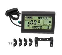 VGEBY Scooter LCD Display Meter, 24V 36V 48V Compatible Electric Bike LCD Display Panel 5 Pin Water Proof Connector For Mountain Electric Bicycle