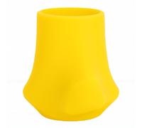 VGEBY Silicone Tennis Racket Grip Corrector, Swing Trainer Tool for Beginners to Improve Grip and Technique with Anti Slip Ergonomic Design for Practice and Portable Training (Yellow)