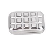 VGEBY Slider Fidget Toy, Metal Alloy Stress Relief Chocolate Engraved Pattern Push Card Slider Toy for Adult Kids