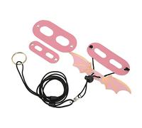 VGEBY Soft Artificial Leather Lizard Leash for Reptiles Bearded Dragon Harness Walking Leash (Pink)