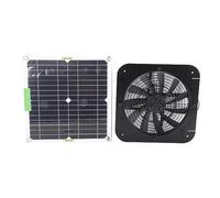 VGEBY Solar Panel Powered Efficient Exhaust Fan for Clean Air in Chicken Coop 100W 18V Solar Ventilator Kit