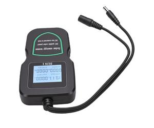 VGEBY Solar Panel Tester, ABS MPPT Power Meter Solar Battery Tester with Backlit LCD, Measures Open Circuit Voltage and Short Circuit Current, Portable for PV Technicians and DIY Users