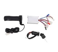 VGEBY Speed Controller, 250w Brushed Controller With Throttle Grip Ignition Key Switch Lock For Electric Bike