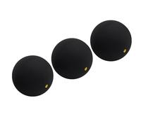 VGEBY Squash Ball, 3 Rubber Single Yellow Dot Single Blue Dot Squash Balls Ideal for Beginners to Master Hitting Rhythm (Yellow)
