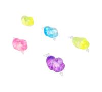 VGEBY Squishyball Squeeze Toys, Thermoplastic Rubber Slow Rising Candy Fidget Set of 5, Washable Soft Texture, Mixed Colors, Portable Stress Relief for Desk Office Classroom