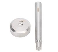 VGEBY Stainless Steel Native Setter Kit with a Long Handle, for Punching Holes and for Setting Rivets, for Leather Craftsmen, As Pictures are Shown