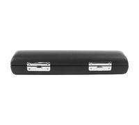 VGEBY Stylish Piccolo Box 16 Holes Shockproof Leather Case for Musicians and Students Black