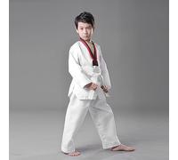 VGEBY Taekwondo Dobok Suit Rugged, Comfortable Breathable Taekwondo Training Uniform for Children Height 136-146cm