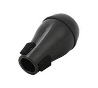 VGEBY Trumpet Mute, ABS Professional Compact Silencer for All Ranges, Lightweight and Durable, with Tuning for Quiet Practice At Home or Before Performance (Black)
