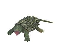 VGEBY Turtle Model, High Simulation Snapping Tortoise Model Hand Painted Snapping Turtle Model Model Toys for Home Decorations Gifts Teaching Aids Hand -made Toys