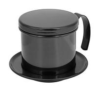 VGEBY Vietnamese Stainless Steel Coffee Drip Filter, Durable Coffee Pot for Restaurant Cafe Use, Compact Design, 1 Unit (Black)