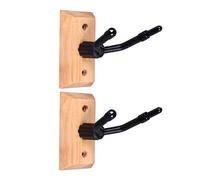 VGEBY Violin Hanger, Wall Mount Violin Holder Hanger Durable Wooden Electric Guitar Holder Hook Guitar Wall Hanger Instrument Accessories for Home Studio (2PCS), VGEBYC6KA29BR8G-12