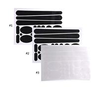 VGEBY1 1Set Bike Chainstay Protector, Anti-rust Chainstay and Frame Sticker Bicycle Decal Sticker for Most Bikes(Carbon)