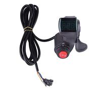 VGEBY1 3 Speeds Throttle, Bicycle Speed Handlebar with Voltage Indicator LCD Display Speed Switch