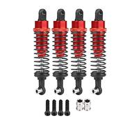 VGEBY1 Shock Damper Absorber, Aluminum Front Rear Shock Damper Absorber for FS 1/18 RC Truck Remote Control Part Accessory(Red) Car Model Accessory Model Toy
