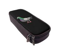 VGFJHNDF Cartoon Pigeon Pencil Pen Case Leather Flip Pencil Box Bag Organizer for Office College School Adult Teen Girl Boy