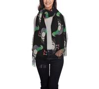 VGFJHNDF Cartoon Pigeon Printed Women'S Fringe Scarf - Stylish And Warm Shawl Wrap For Winter