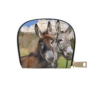 VGFJHNDF Funny Donkeys Printed Classic Leather Wallet & Card Holder - Stylish Gift for Men and Women