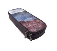 VGFJHNDF Grand Canyon Pencil Pen Case Leather Flip Pencil Box Bag Organizer for Office College School Adult Teen Girl Boy