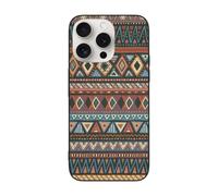VGFJHNDF Native American Printed Phone Case for iPhone 15 Pro 6.1 inch, Shockproof Phone Case Cover, Wireless Charging Compatible, Non-yellowing, Easy Clean