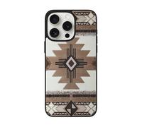 VGFJHNDF Native American Printed Phone Case for iPhone 15 Pro 6.1 inch, Shockproof Phone Case Cover with Lens Protection, Wireless Charging Compatible, Easy Clean