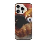 VGFJHNDF Red Panda Printed Phone Case For Iphone 15 Pro 6.1 Inch, Shockproof Phone Case Cover, Wireless Charging Compatible, Non-Yellowing, Easy Clean
