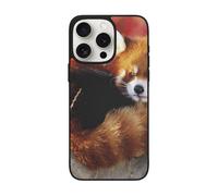 VGFJHNDF Red panda Printed Phone Case for iPhone 15 Pro 6.1 inch, Shockproof Phone Case Cover with Lens Protection, Wireless Charging Compatible, Easy Clean