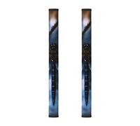 VGFJHNDF Refrigerator Door Handle Covers 2-Pack, Black Dragonfly Printed Protect and Decorate for Fridge Ovens Dishwashers