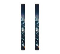 VGFJHNDF Refrigerator Door Handle Covers 2-Pack, Tokyo City Printed Protect and Decorate for Fridge Ovens Dishwashers