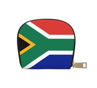 VGFJHNDF South Africa Flag Printed Classic Leather Wallet & Card Holder - Stylish Gift for Men and Women